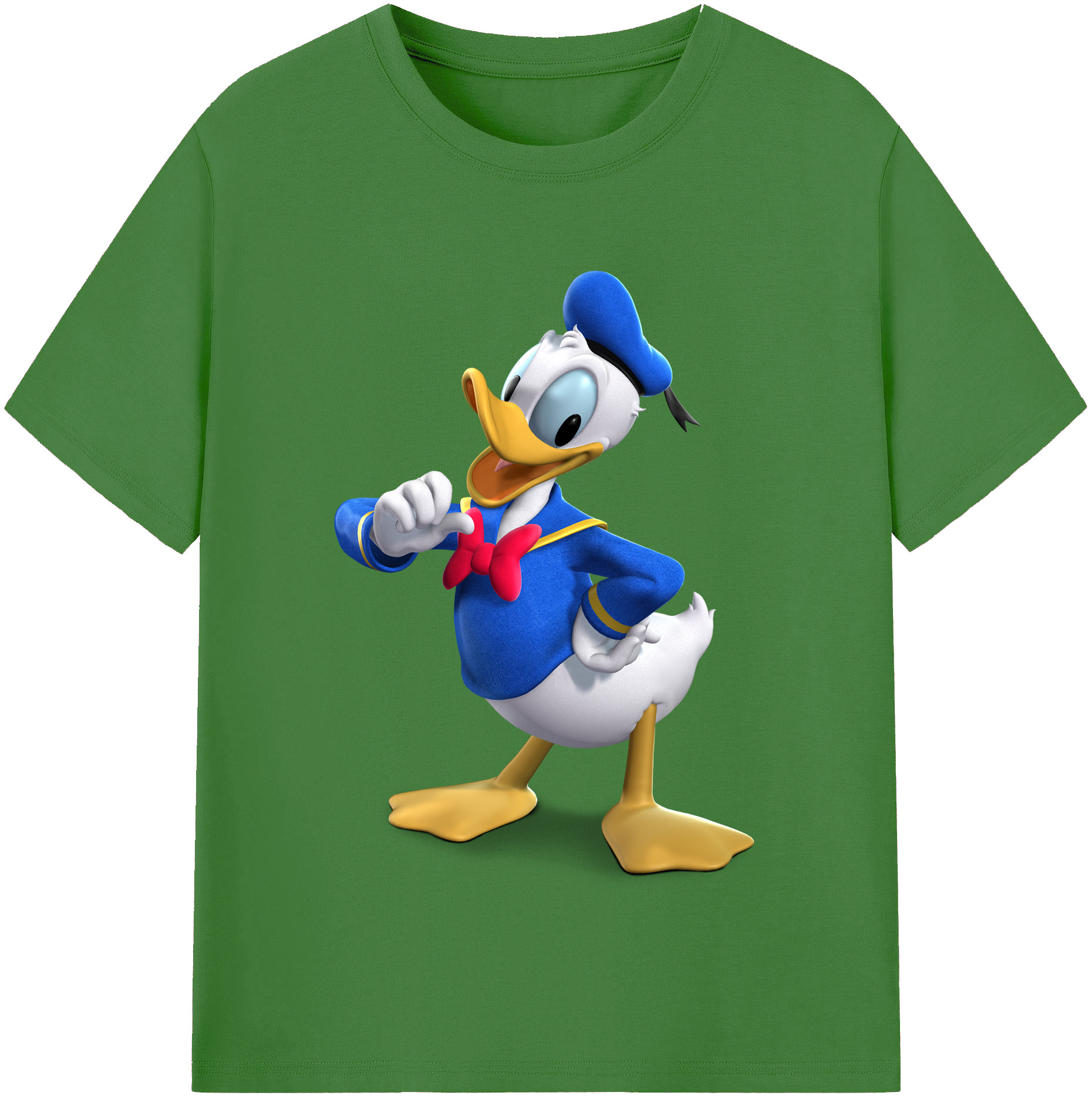 （画像用） ミッキーマウス Mickey Mouse レディースカジュアルプリントTシャツ（綿100％）